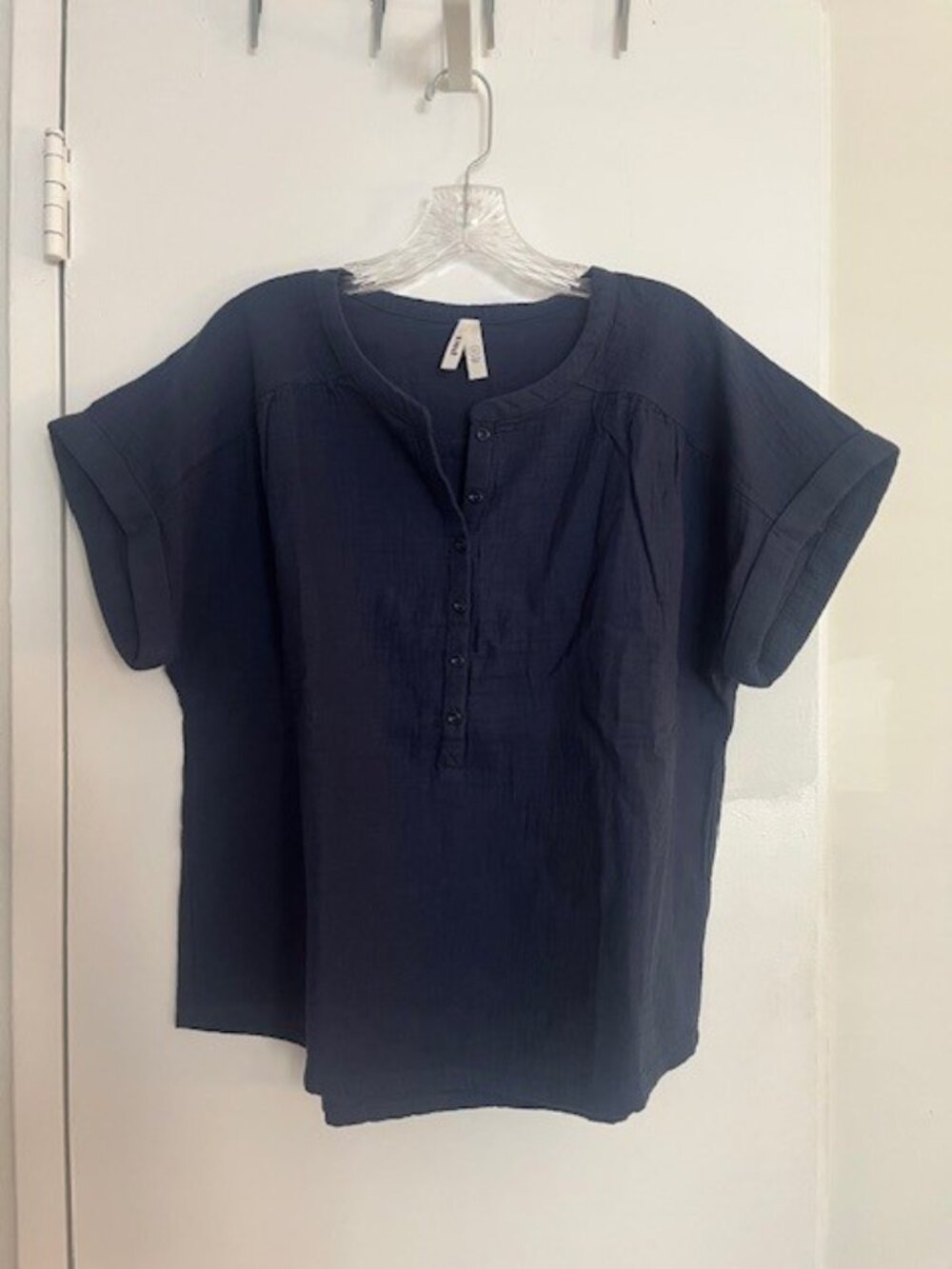 Pact Cotton Gauze Short Sleeve Popover - Picture 6 of 10